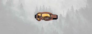 Collection de lunettes moto vintage sur Blackpines.fr