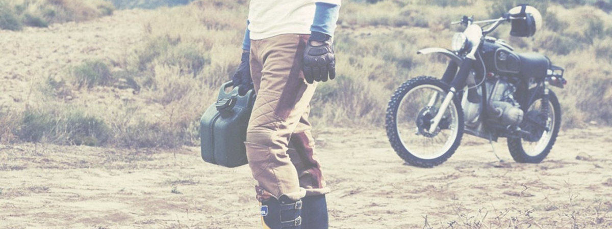 Pantalon moto homme
