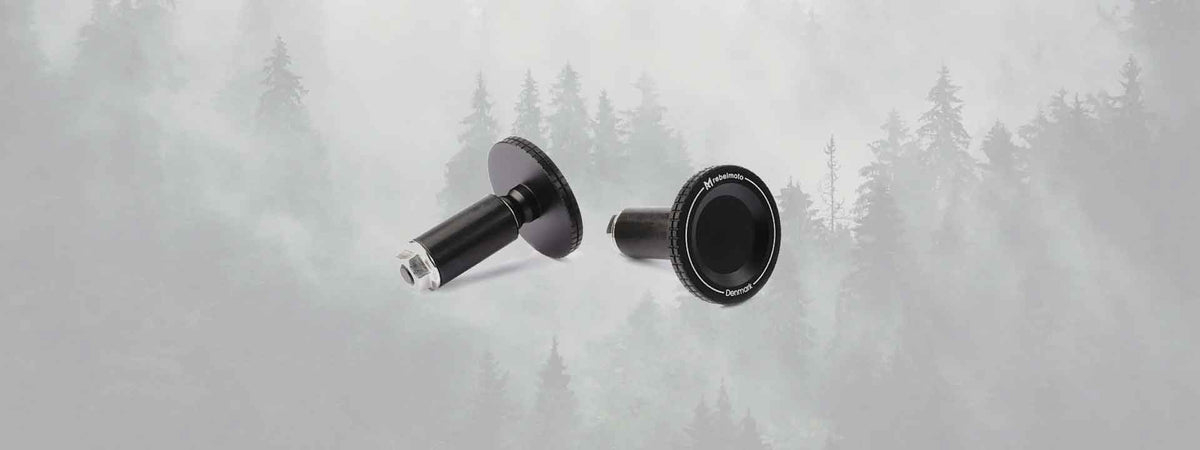 Collection d'embouts de guidon moto sur Blackpines.fr