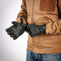 Gants moto hiver homme Age of Glory Carpenter noir.