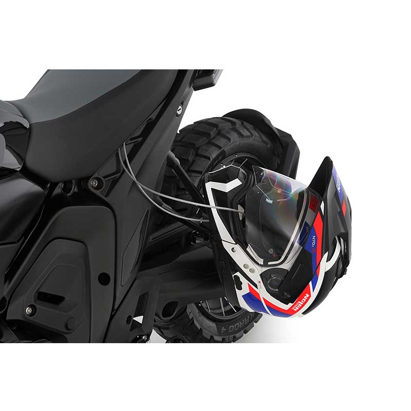 Antivol casque moto Wunderlich Helm-Lock pour BMW R1300GS. Blackpines.fr