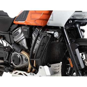 Crash bar moteur noir droit Hepco & Becker pour Harley-Davidson Pan America 1250/ST.