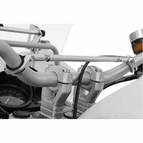 Barre centrale de guidon moto Wunderlich 300mm argent. Blackpines.fr