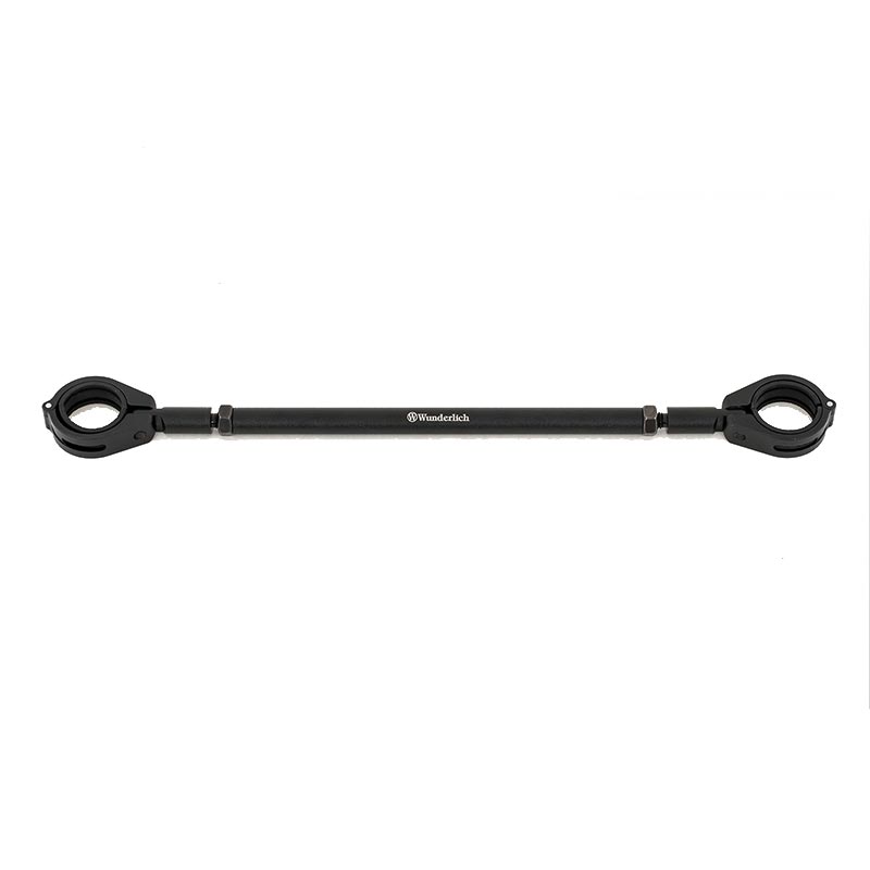 Barre centrale de guidon moto Wunderlich 300mm noire. Blackpines.fr