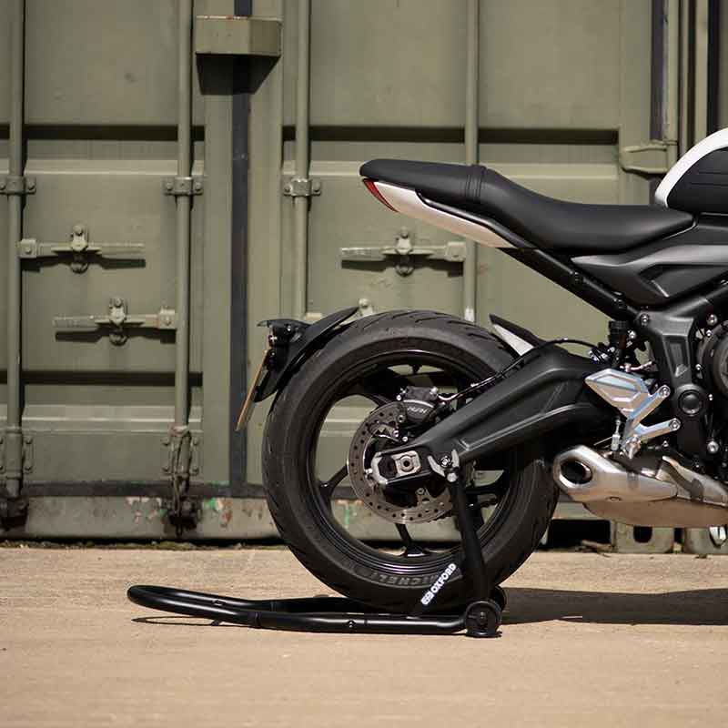 Bequille arriere moto Oxford SP821. Blackpines.fr