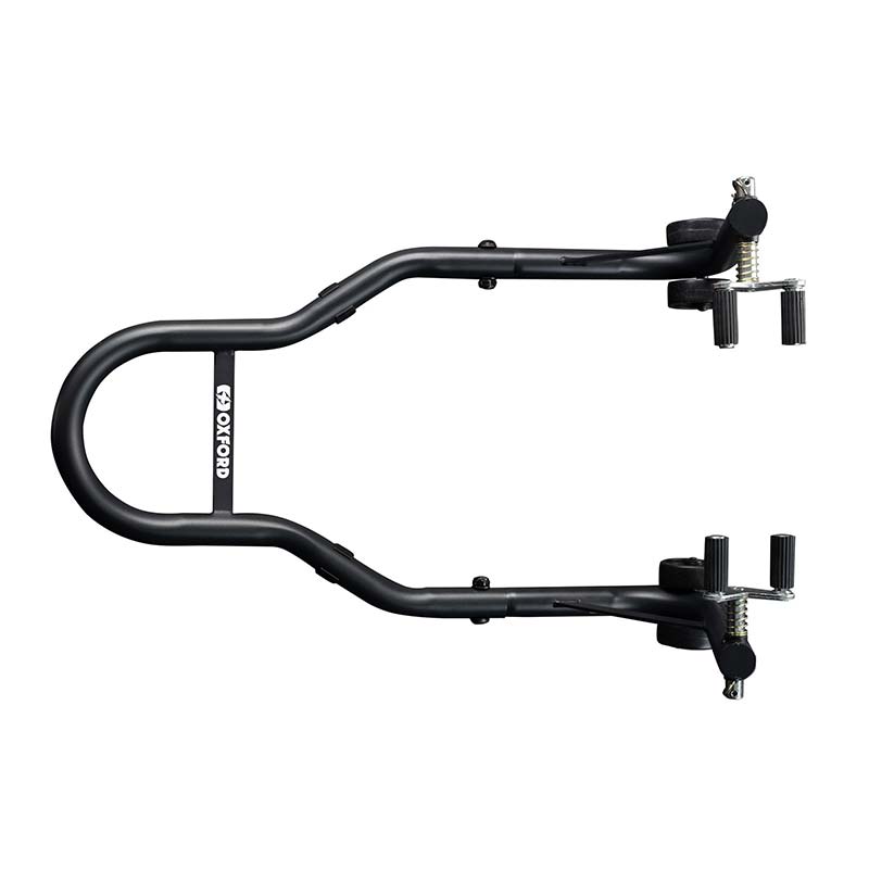 Bequille atelier moto roue avant Oxford OX287. Blackpines.fr