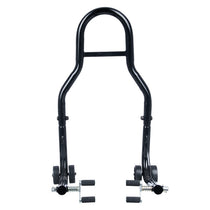 Bequille atelier moto roue avant Oxford OX287. Blackpines.fr