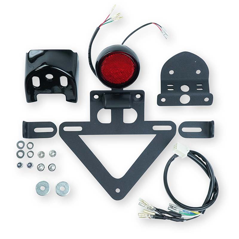 Kit mini feu arriere Bonvent pour Royal Enfield 650. Blackpines.fr