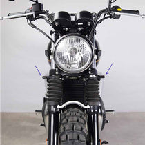 Plaque de phare Full LED + support clignotant + support de relocalisation Compteur RE 650 | Bonvent Motorbikes - blackpines.fr