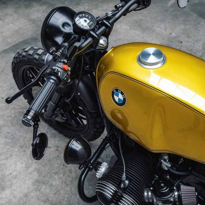 Bouchon réservoir essence BMW Airhead Motone Customs. Blackpines.fr