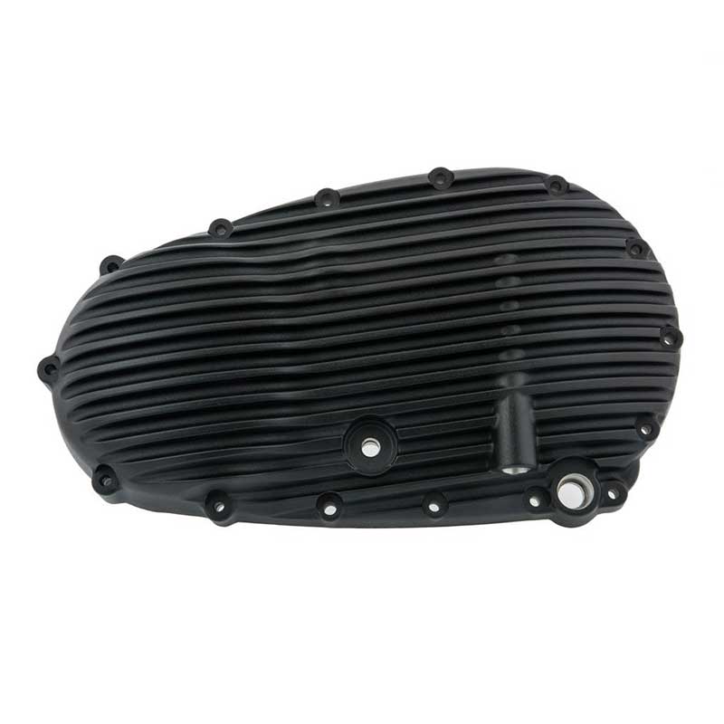 Cache moteur noir Motone Customs pour Triumph. Blackpines.fr