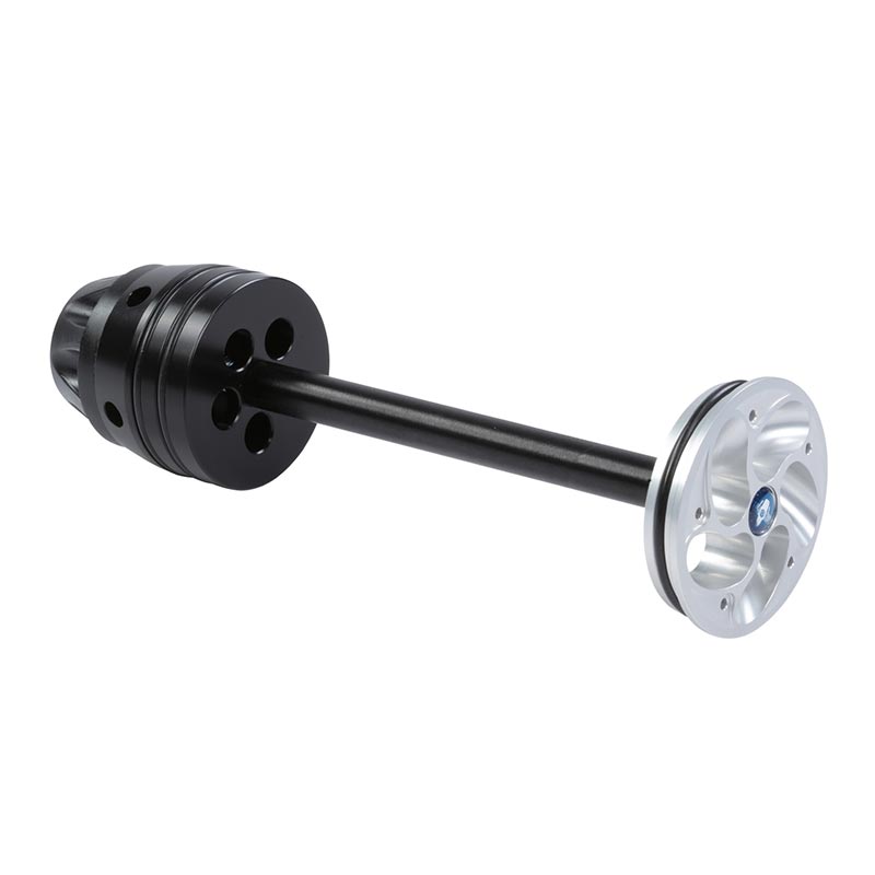 Protege cardan Doubleshock et cache moyeu Tornado argent Wunderlich pour moto BMW. Blackpines.fr