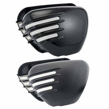 Caches lateraux moto Motone Customs pour Triumph. Blackpines.fr