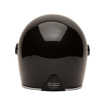 Casque moto integral Full Moon 2 noir avec interieur rouge Marko Helmets. Blackpines.fr