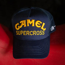Casquette Supercross JT Racing USA bleue.