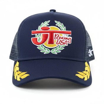 Casquette JT RACING USA VICTORY bleue marine