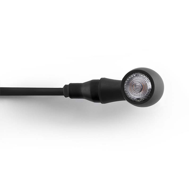 Clignotant moto CLUB noir Rizoma FR150B. Blackpines.fr