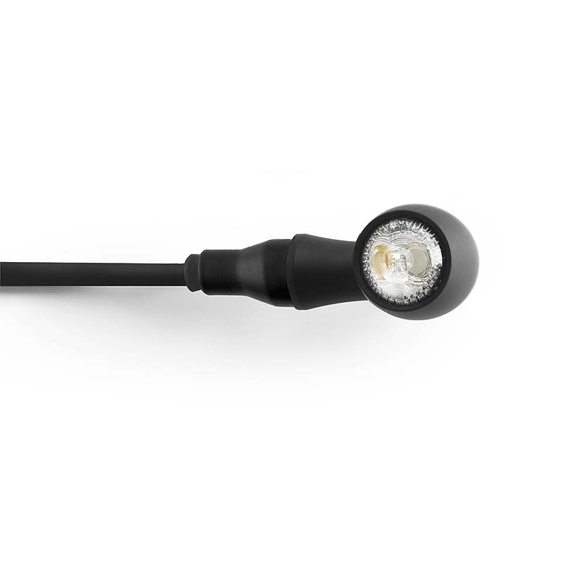 Clignotant LED SMD CLUB L Rizoma noir FR151B. Blackpines.fr