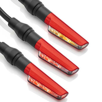 Clignotant moto Rizoma Corsa S FR115R Vulcan Red. Blackpines.fr