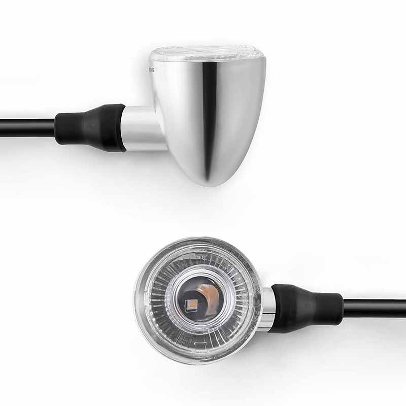 Clignotant moto IRIDE L FR161CH chrome Rizoma. Blackpines.fr