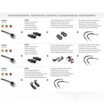 Clignotants moto LIGHT UNIT S fr075bm Rizoma. Blackpines.fr