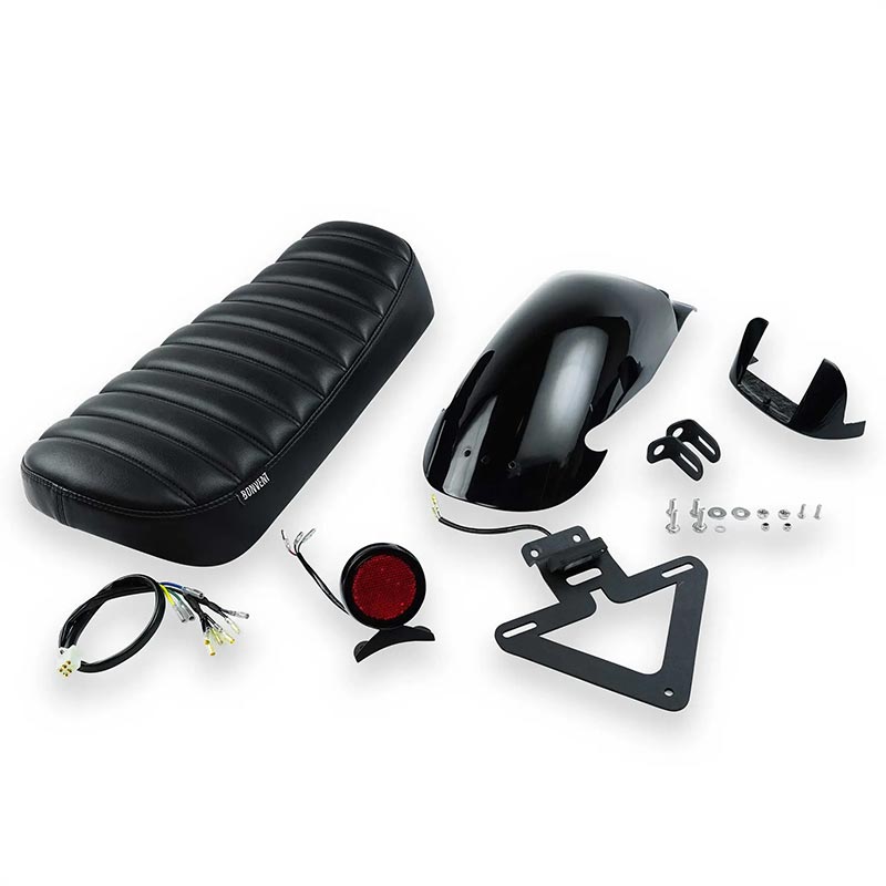Kit Desert Scrambler noir Bonvent Motorbikes pour Royal Enfield 650. Blackpines.fr