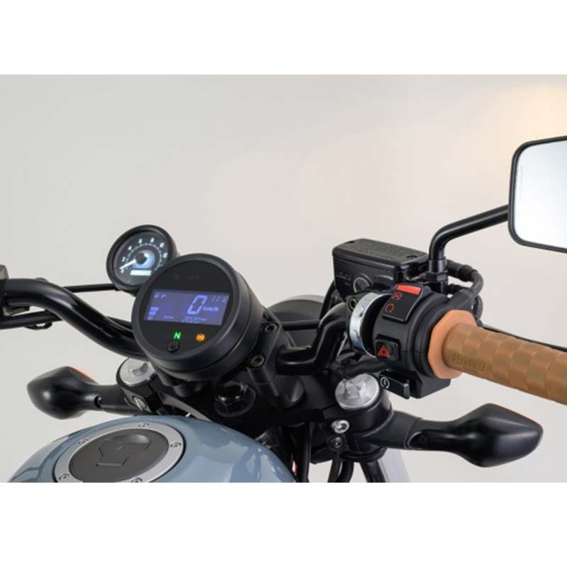 Commodo chrome 2 boutons Daytona pour compteurs Velona. Blackpines.fr