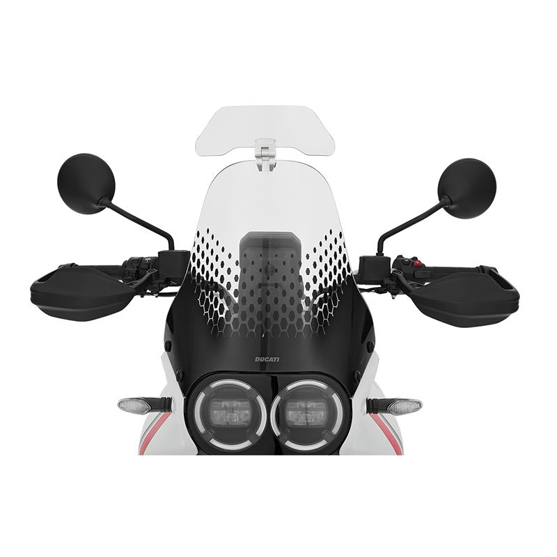 Deflecteur bulle moto Wunderlich Vario Ergo+ argent. Blackpines.fr