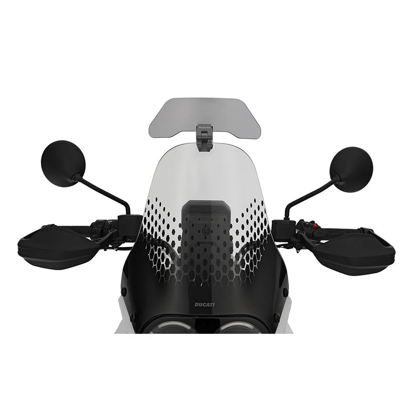 Deflecteur bulle moto Wunderlich Vario Ergo+ titane. Blackpines.fr