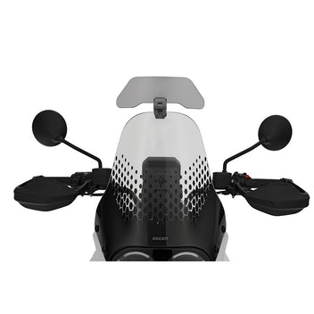 Deflecteur bulle moto Wunderlich Vario Ergo+ titane. Blackpines.fr