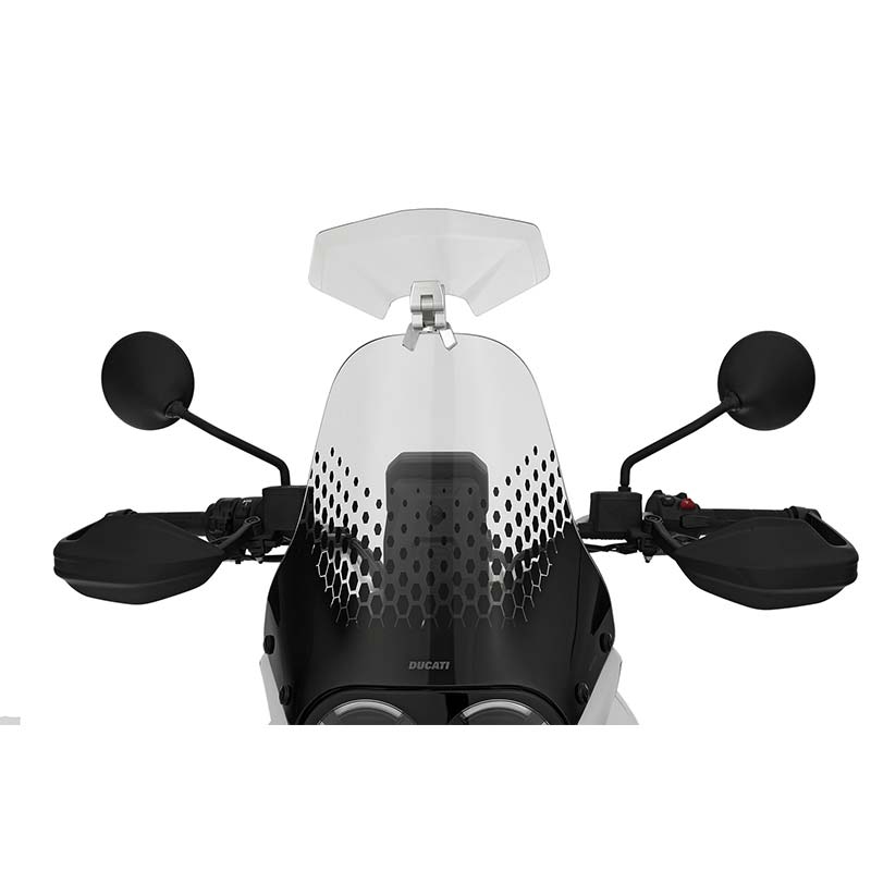 Deflecteur pour bulle transparent Vario Ergo 3D Plus Wunderlich. Blackpines.fr
