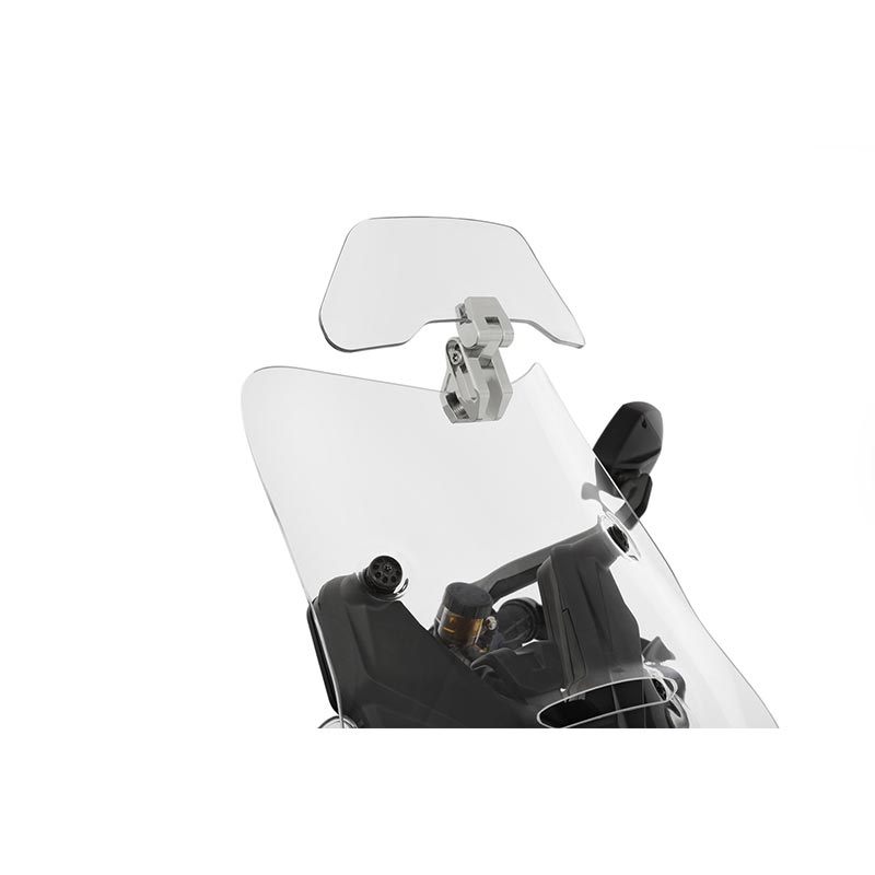 Deflecteur bulle moto Wunderlich Vario Ergo+ argent. Blackpines.fr