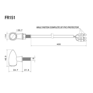 Dimensions lignotant Rizoma FR151. Blackpines.fr