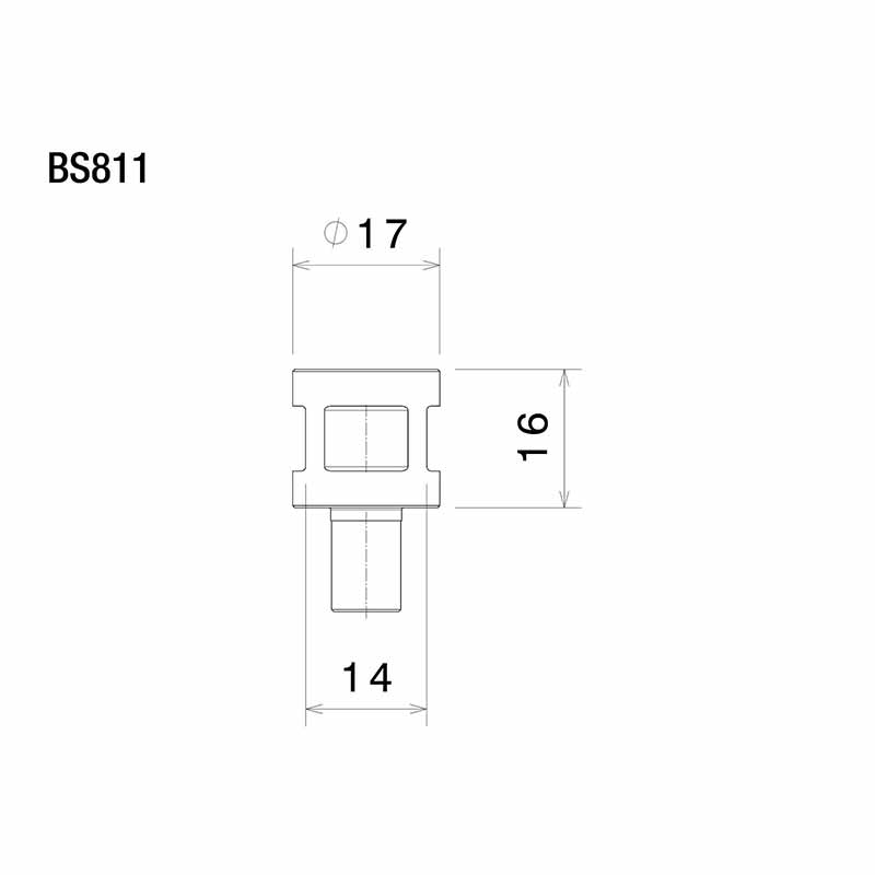 Kit de montage BS811B Rizoma. Blackpines.fr