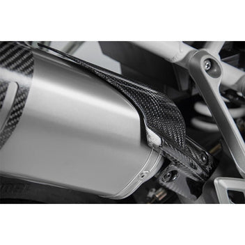 Échappement haut Zard pour Triumph Tiger 900 avec embout carbone.