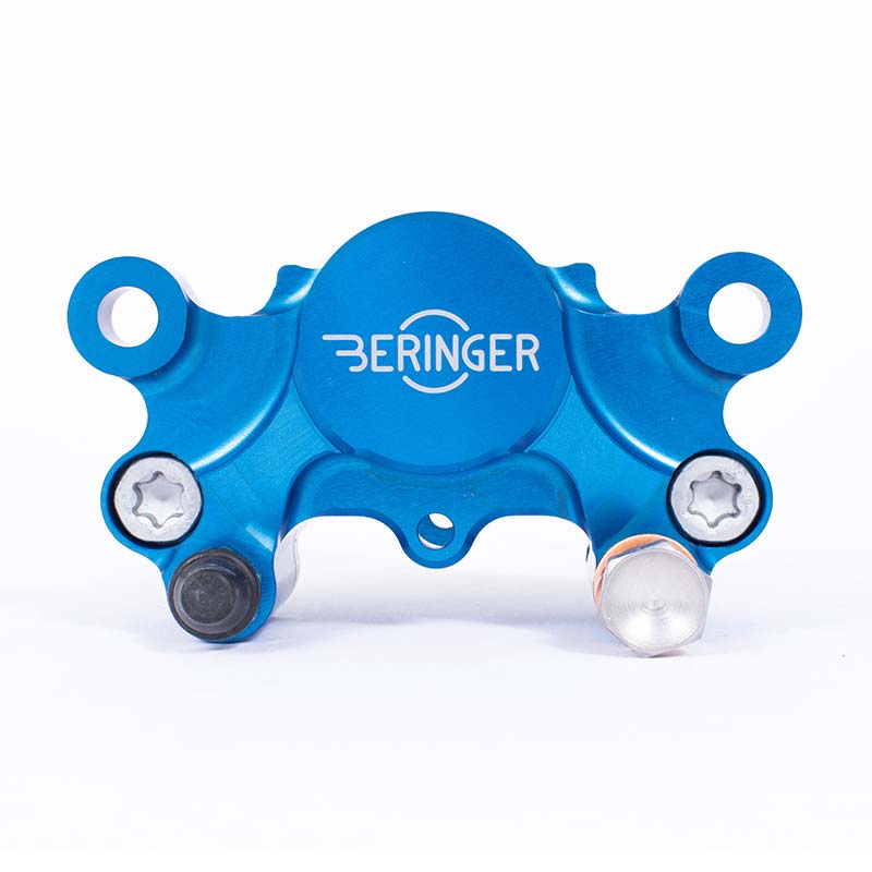 Etrier bleu 2 pistons Ø27mm gamme 2D1 Beringer. Blackpines.fr