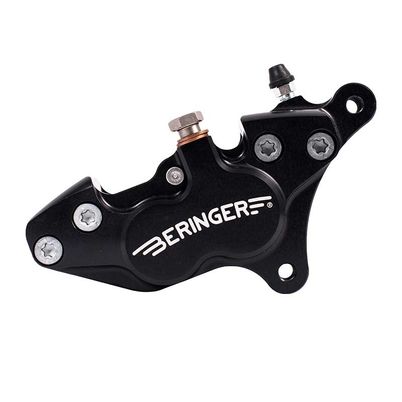 Etrier moto axial 4 pistons Beringer 4h12 noir. Blackpines.fr