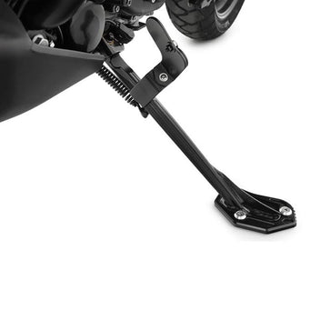 Extension de bequille laterale moto Wunderliche pour Pan America 1250. Blackpines.fr