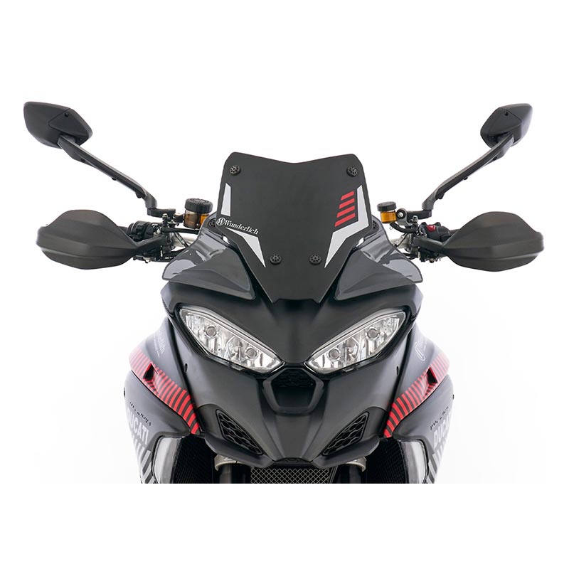 Extensions de retroviseurs moto Wunderlich pour Ducati. Blackpines.fr