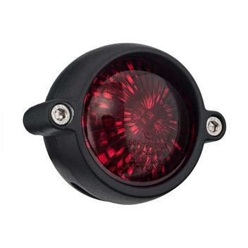 Feu arriere homologue noir craquele Eldorado Motone. Blackpines.fr