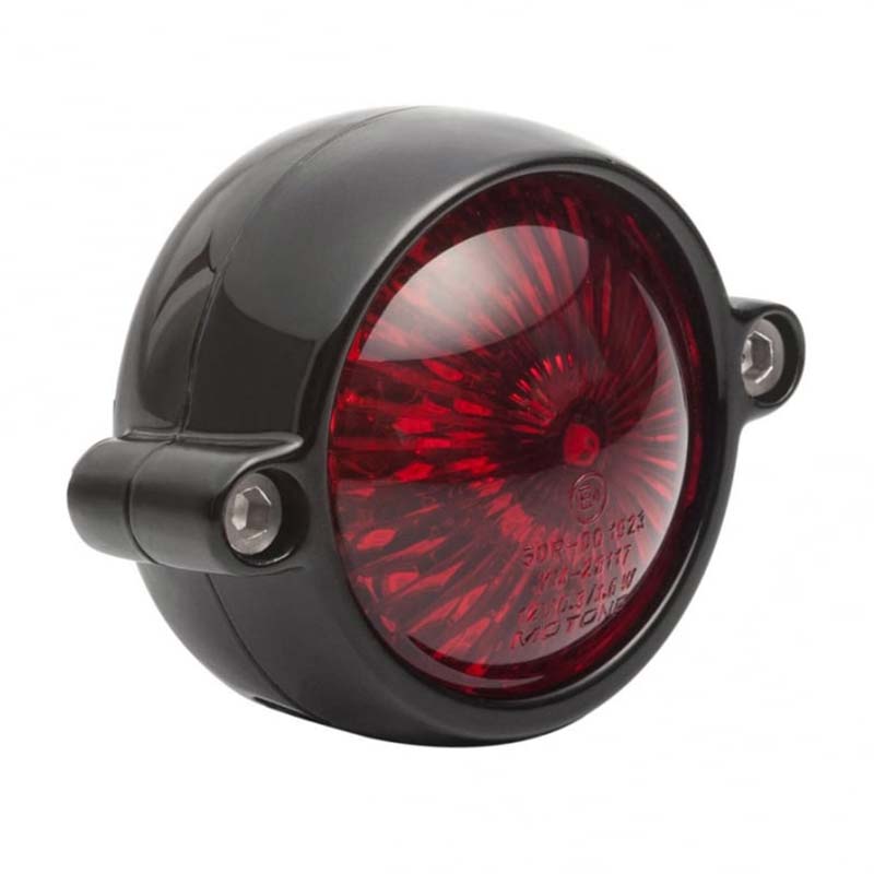 Feu arriere homologue noir Eldorado Motone. Blackpines.fr