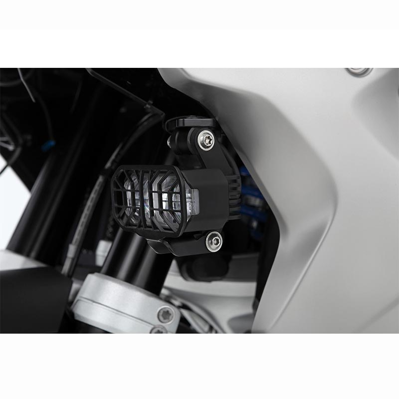 Kit de feux additionnels Wunderlich Microflooter 3.0 pour BMW R1250GS. Blackpines.fr