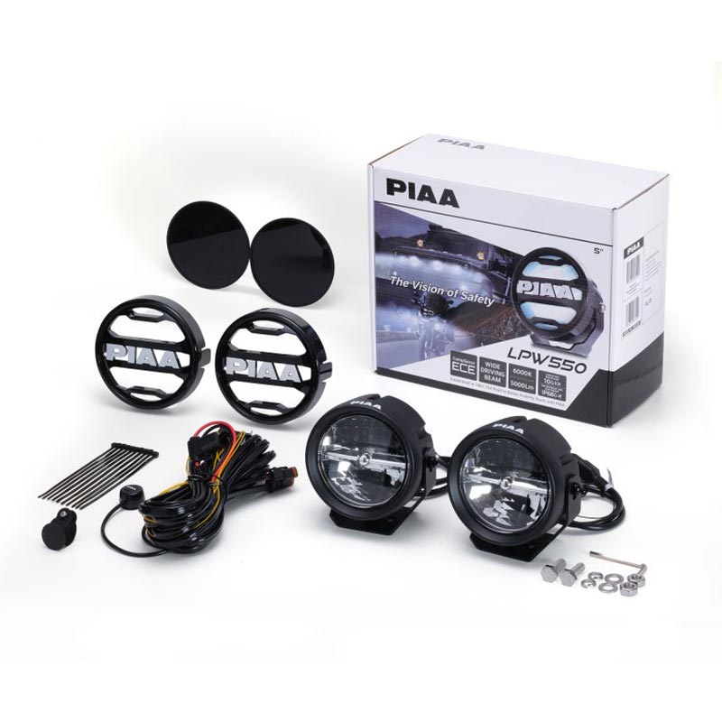 Feux additionnels route PIAA LPW550 LED DKW559E.