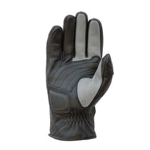 Gants moto en cuir homologues Miles noir et gris Age of Glory. Blackpines.fr