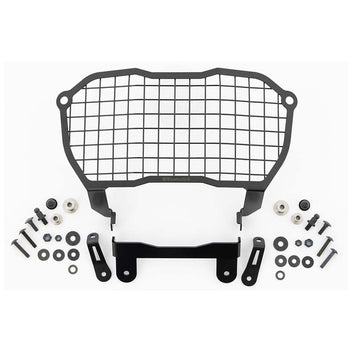 Grille de protection phare moto Wunderlich pour Ducati DesertX. Blackpines.fr