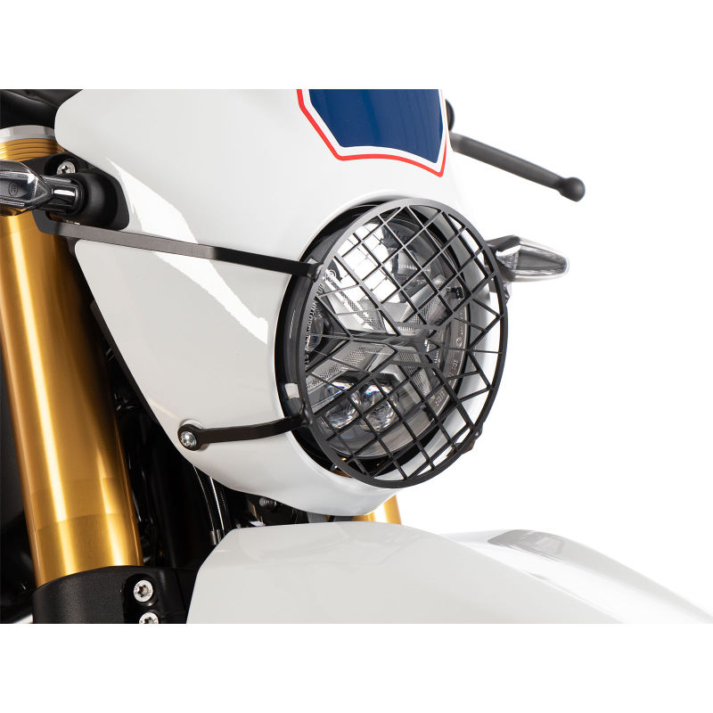 Grille de protection noire Hepco & Becker pour feux BMW R12GS.