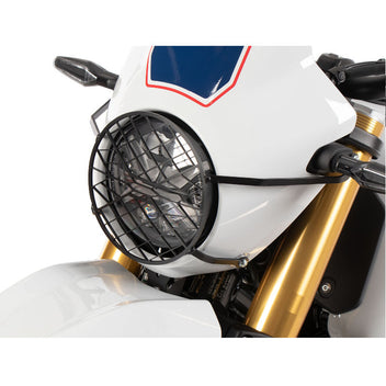 Grille de phare moto noire Hepco & Becker pour BMW R12GS.
