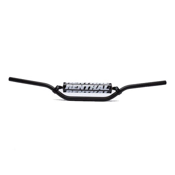 Guidon moto MX enduro Low noir Renthal. Blackpines.fr