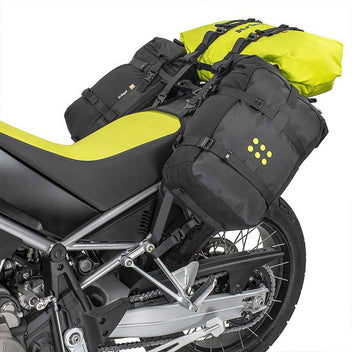 Harnais de selle Kriega OSBASE rackless pour Aprilia Tuareg 660 capacité 3 sacoches.
