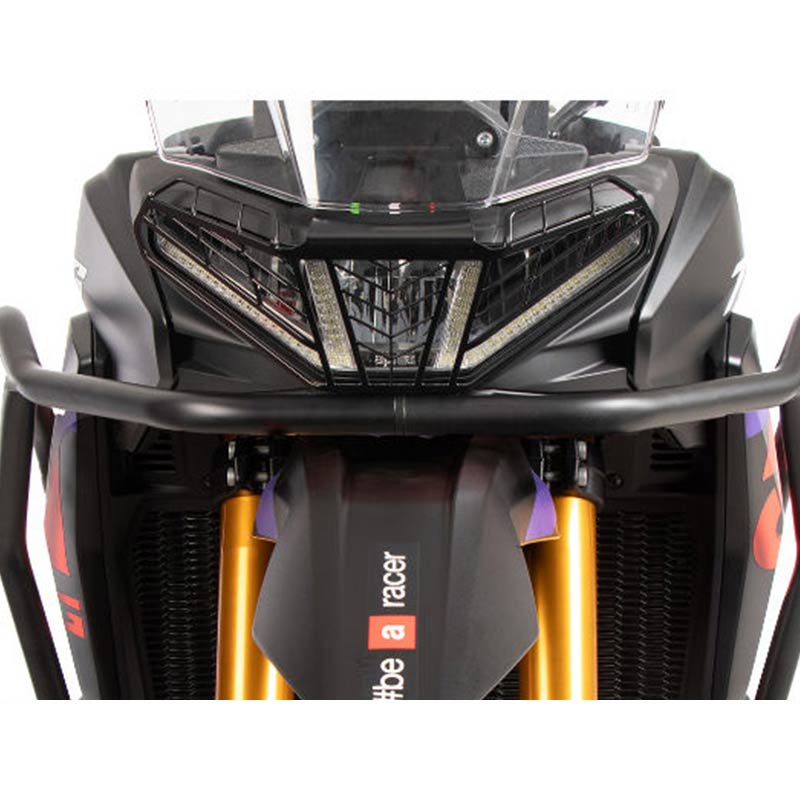 Grille de protection phare Hepco & Becker pour Aprilia Tuareg 660 Rally.